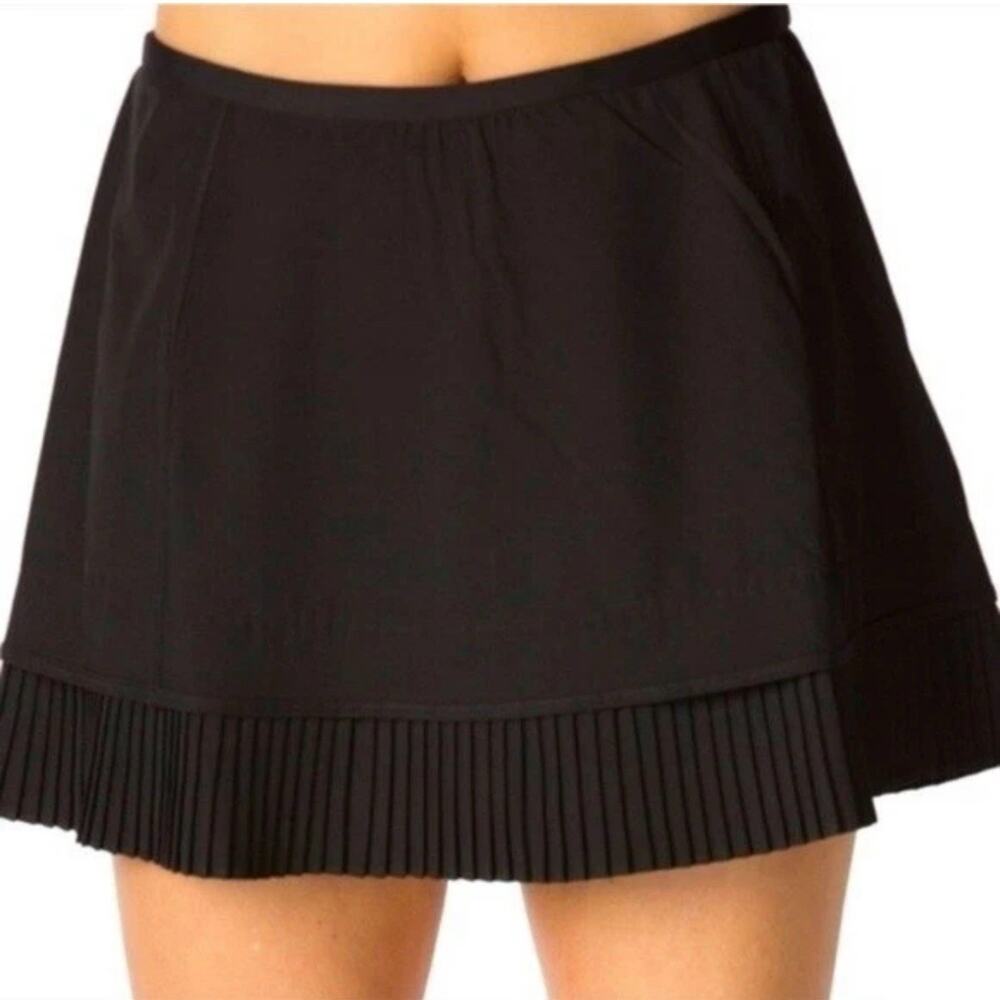 Ibkul Tennis Skirt Skort Womens Size XS Black Pleated Golf Pickleball Activewear